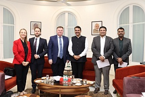 Consul General of Russia in Mumbai H.E. Mr Aleksei Surovtsev held a meeting with the Hon’ble Deputy Chief Minister of Maharashtra H.E. Mr Devendra Fadnavis